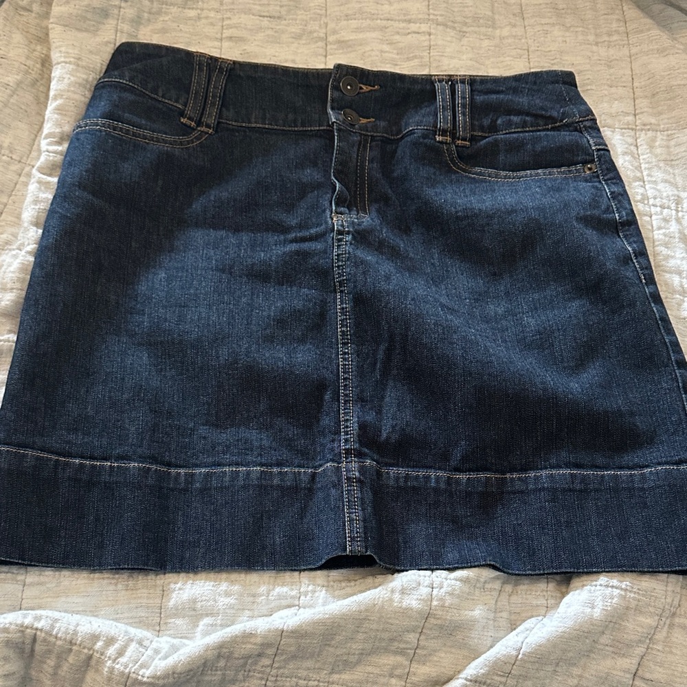 Harold's Dark Blue Denim Mini Skirt
